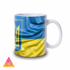Чашка з принтом "Герб України на прапорі"